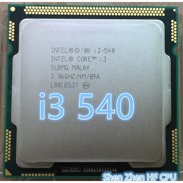 CPU I3-540 LGA 1156